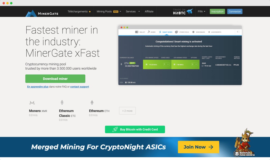 Bitcoinsmaster_'s tweet photo. While there isn’t a lot of difference between the two cloud mining pools, MinerGate definitely has the edge when it comes to user-friendliness and the availability of cryptocurrencies.

Read more 👉 https://t.co/T5CDhN9TQR

#CloudMining #CryptoMining #Mine #Mining https://t.co/dB05bOq5bH