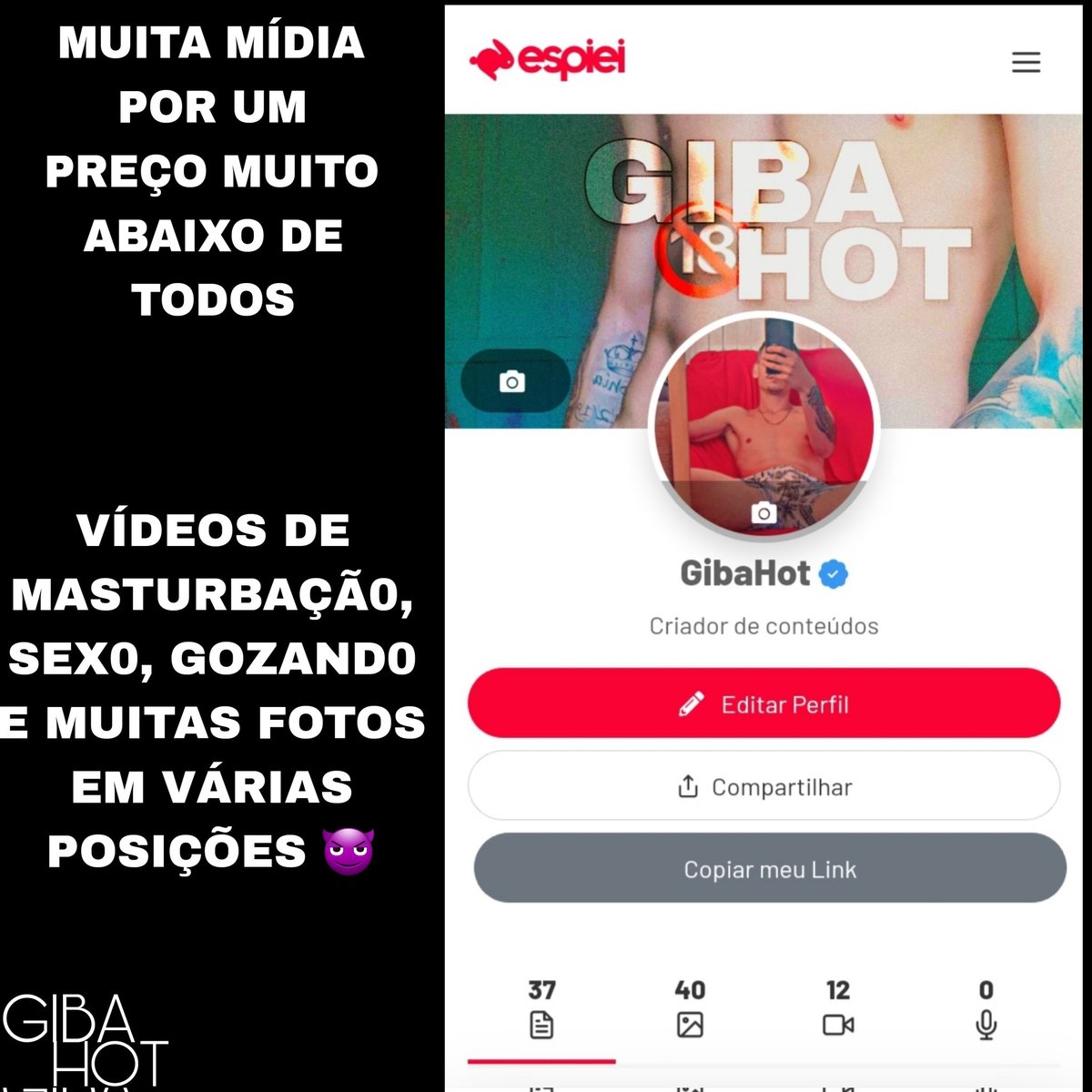 Giba_Hot's tweet photo. Link para acesso aos meus conteúdos exclusivos 🔞⬇️
https://t.co/4uWOCGKshR

@espieibrasil 

#vendopack #gay #isola #vazouvídeo #vazouaqui #telegramgroup #espiei https://t.co/2tQtiZMoTg