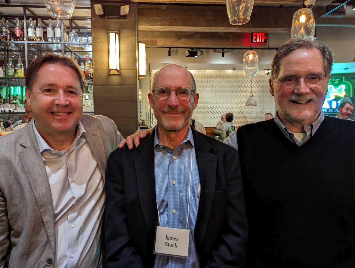 Fantastic conference honoring Jim and Mark last weekend. Great careers still ongoing. I have learned so much from working with both of them.