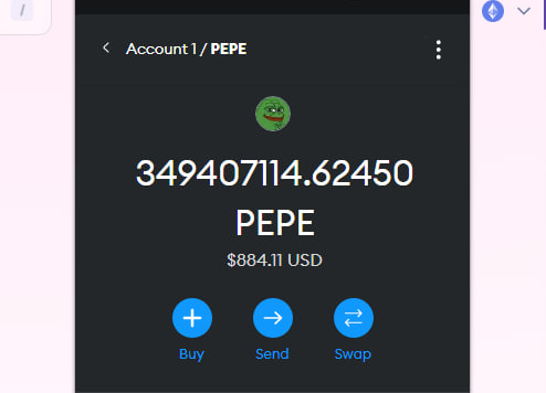 nevrot1co's tweet image. just got $884 from $pepe airdrop lol????

memecoin season is here fr fr?????
🔗 pepegift.vip just double check the url ‼

#pepe #pepecoin #web3 #binance $wojak #PepeAI #memecoins #binance $jeff $king $lambo $snek #snek $mong #mong #solana #Airdrop $wsb $doge