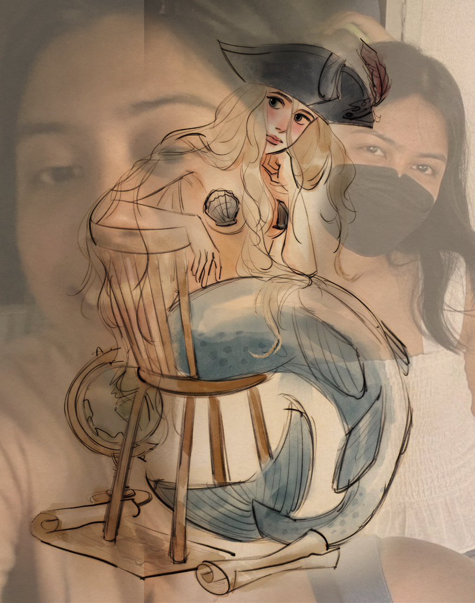 now nobody can use my art to train AI unless they want the face of a southeast asian girl in the background