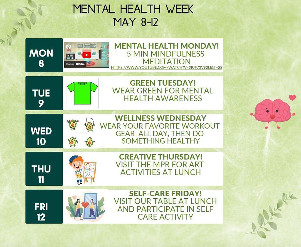 Wear green tomorrow for our Mental Health Week! #mentalhealth #wearenelson instagr.am/p/CsAbp4ArQPT/