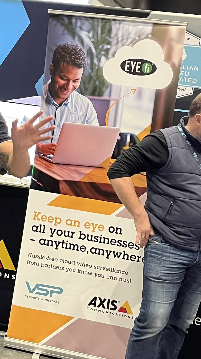 EYEfiAustralia's tweet image. Great to see #EYEfi and @AxisIPVideo front and centre at #Sectech with our partner #VSPsolutions showcasing the technology to an enthusiastic crowd of distributors, resellers and end-customers in Melbourne, Australia. The show is on next week in Perth May 16 register online