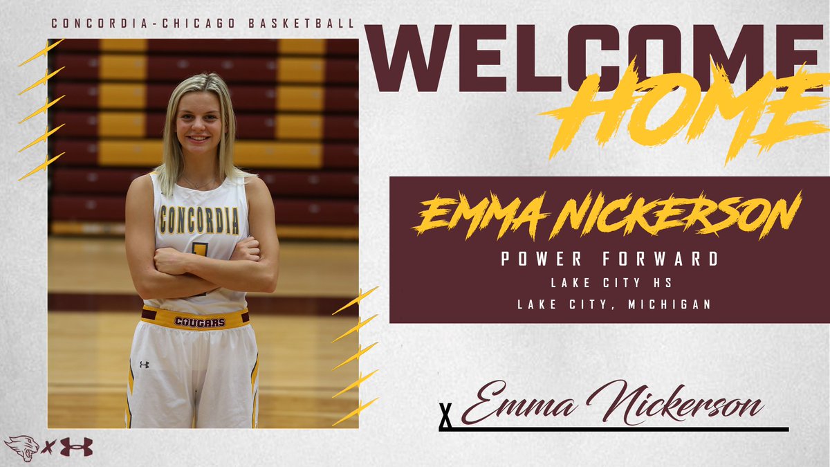 Time to meet another incoming Cougar ⬇

Meet our 5'8" power forward from Lake City, Michigan.

Welcome to the CUC family Emma Nickerson!
