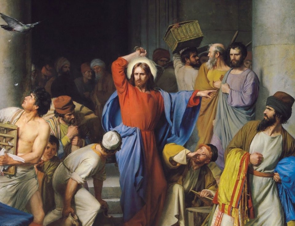 Carl Bloch
( Danish, 1834 - 1890 ),
Titel: 'Christ expelling the
             money-changers from
             the Temple'.
#painting #artwork #christ 
#ArtLovers #originalart #artshare #TwitterArtWorld
#master