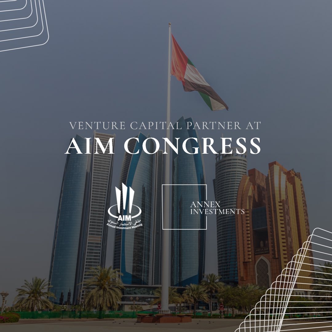 We are proud to announce our #collaboration with the Annual Investment Meeting AIM Startup as a #Family #Office /#venture #Capital partner for this year's event

#investments #startups #entrepreneurs #opportunities #annexinvestments #venturebuilding #aimglobal2023 #AIMconference