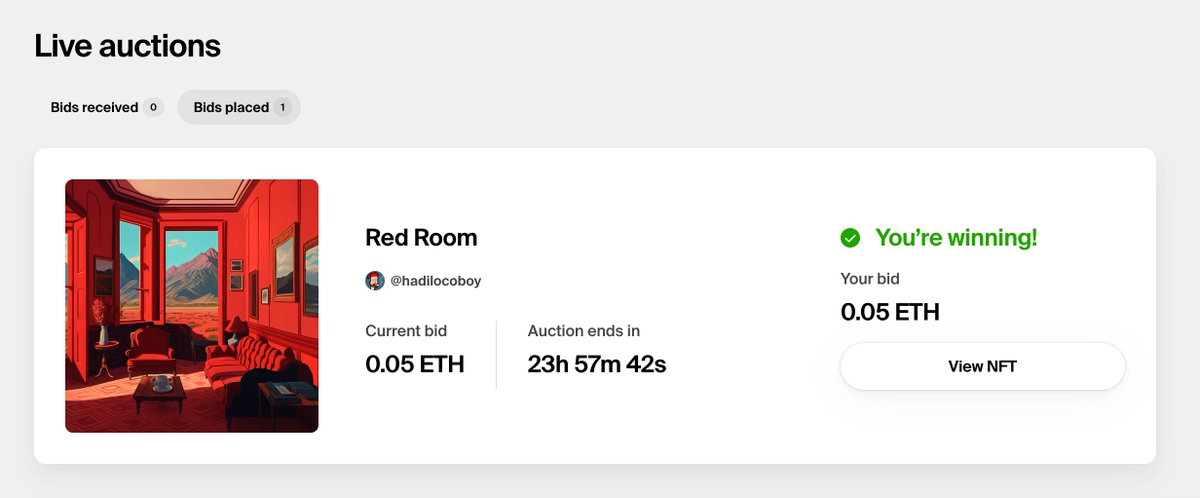 23h left for the auction to end. We will buy another art tomorrow from one of our followers.

✅ Drop your art 
✅ Follow us
✅ Like and RT