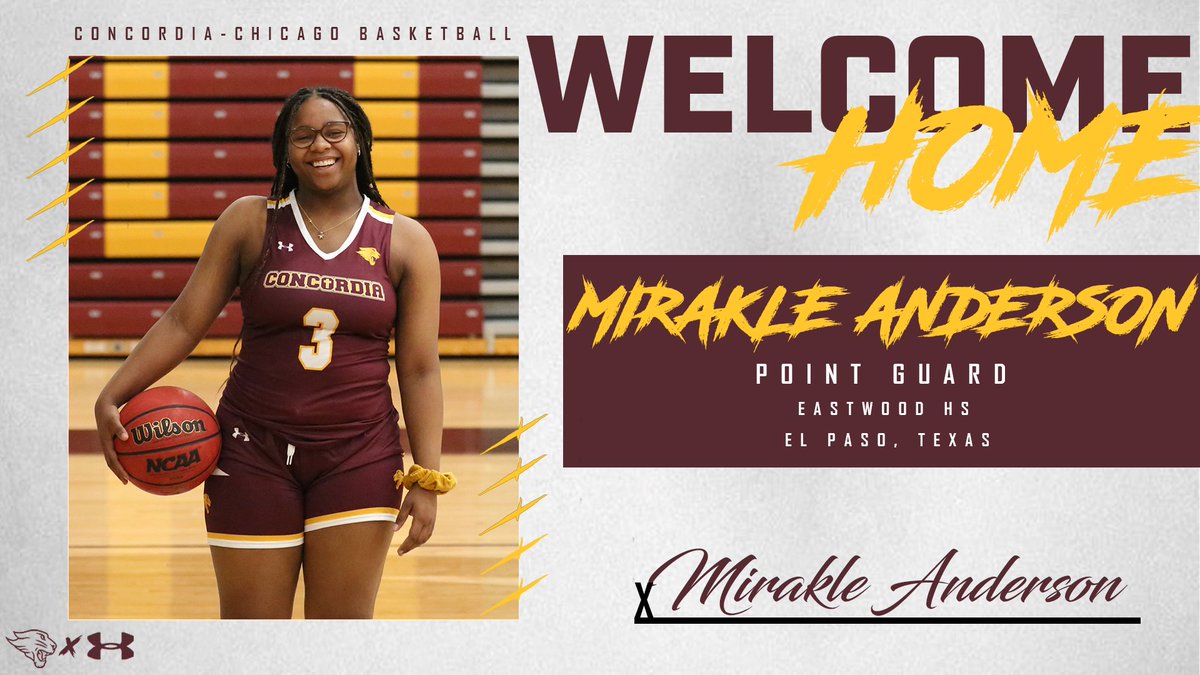 CUCWBball's tweet photo. Let's meet another incoming member of our 23-24 team ⬇

Meet our 5'6" point guard from El Paso, Texas. 

Welcome to the CUC family Mirakle Anderson! https://t.co/okHmROW6Hl