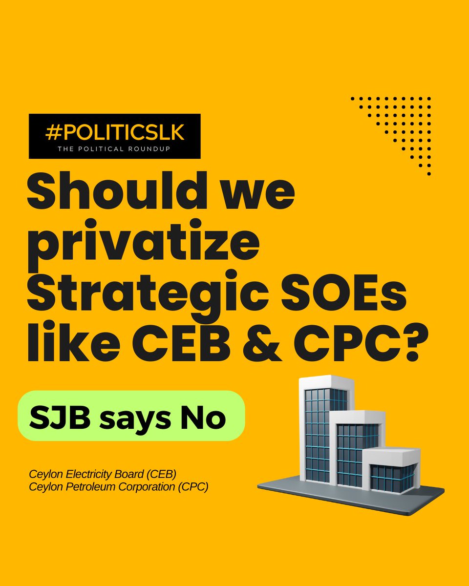 hashpoliticslk's tweet image. Eran Wickramaratne (SJB) made these remarks in a press conference and some went 😯 and some went 😡 while some went 👏

What did it make you feel?

#Srilanka #SOEreforms #EconomiccrisisLK #Reformnow