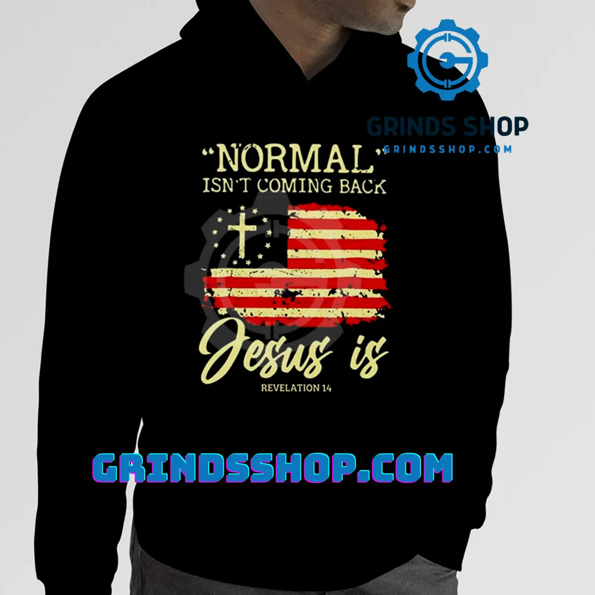 Normal isn’t coming back jesus is revelation 14 shirt From: 18.99
Buy it here: grindsshop.com/product/normal…

#NormalIsntComingBack
#JesusIsRevelation14
#ChristianShirts
#FaithBasedFashion
#ReligiousApparel
#BibleVerseTee
#EndTimes
#Eschatology
#SecondComing
#...