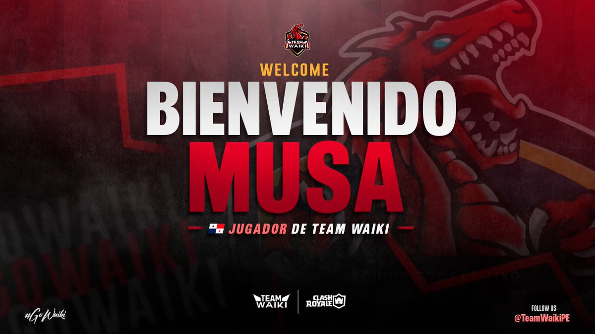 Presentación | #Jugadores 

Desde Panamá 🇵🇦 lleva meses en el equipo,  ya demostró su buen nivel y desestreza en la arena ; nos estará apoyando en el team en el rubro de #Jugador 

El es :🎖️<a href="/MusaZzzx/">Musa Zzzx</a>🎖️

¡Bienvenido!

#GoWaiki