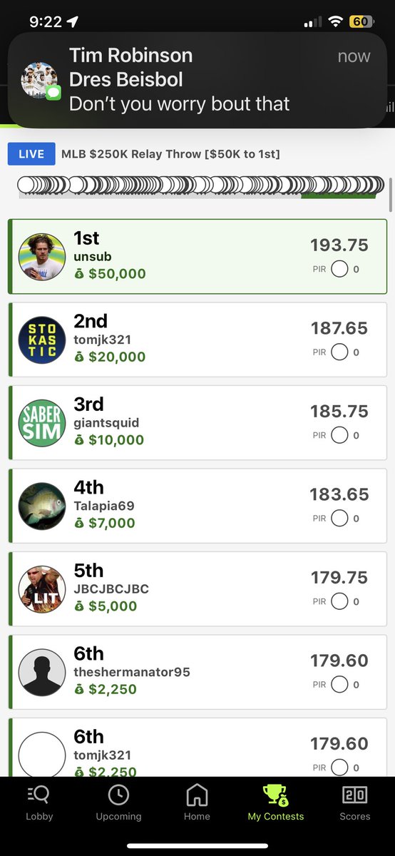 ChrisIanRuby's tweet image. It seems 50 is my lucky number. First time I’ve ever won this thing. Also most entries I’ve ever fired. 🔥