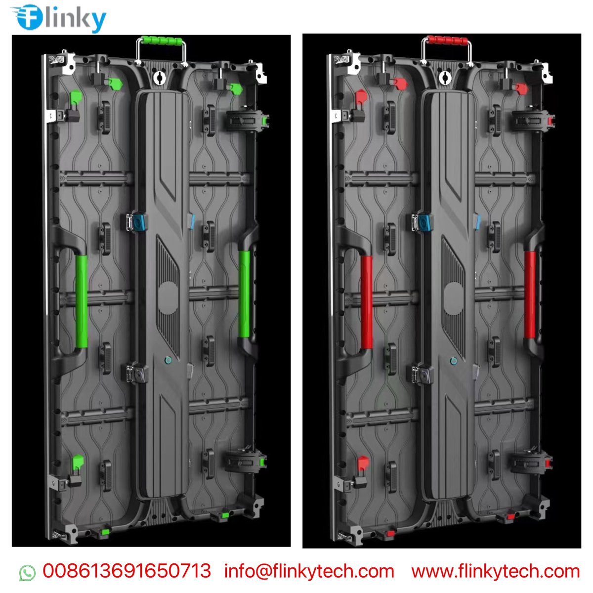 FlinkySky's tweet image. 500*1000mm Die-casting Aluminum LED Cabinet for Rental Event 

wa.me/+8613691650713
info@flinkytech.com
flinkytech.com

#outdoorleddisplay #leddisplaycode #stock #commercial #advertising #manufacturer #factory #rental #ledscreeen #leddisplay #ledpanel #ledwall #show