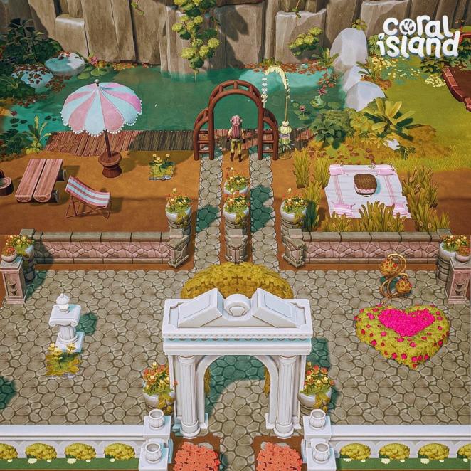 stairwaygames's tweet photo. Happy Monday, Islanders

This week @coralislandgame #CIFarmDesigns is designed by @morganowenya
A cute cozy Picnic Spot is necessary for happy farming life!

#gamedev | #indiedev | #UE4 | 🇮🇩 https://t.co/WOBshhNBnO