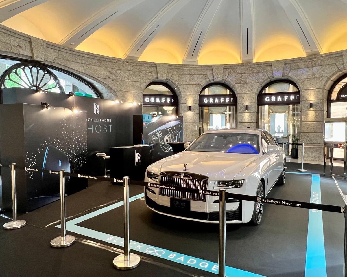 emilylin007's tweet photo. Rolls-Royce Black Badge Ghost X GRAFF @ Bellavita

two weeks until 14th May 2023
⠀⠀⠀⠀⠀⠀⠀⠀
#RollsRoyce
#BlackBadgeGhost
#Graff
#Bellavita https://t.co/oCiM5P6RJy