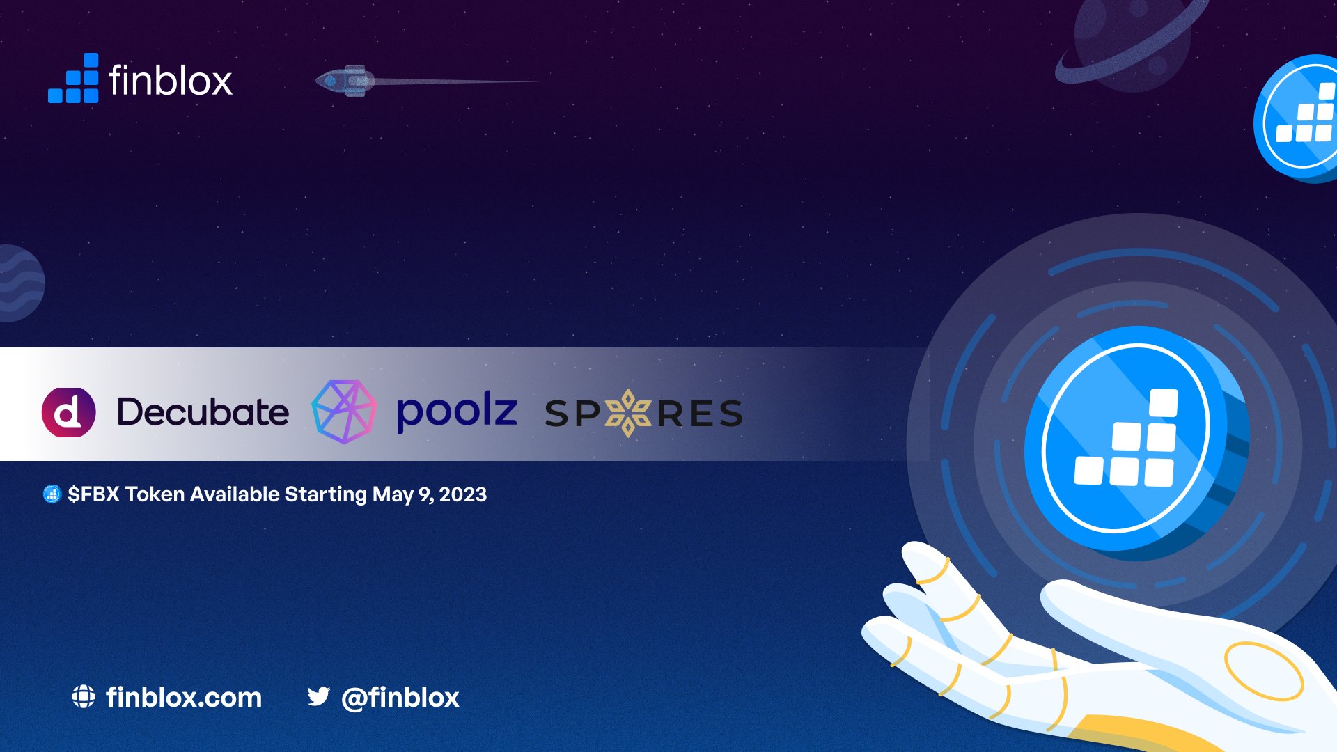 Finblox on Twitter "Finblox Token (FBX) is now live on decubate