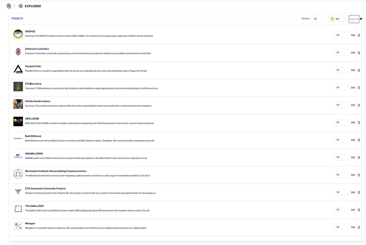 I just donated to 12 solid zuzalan projects on <a href="/gitcoin/">Gitcoin</a>. <a href="/herdaolatam/">H.E.R. DAO LATAM 💜</a> <a href="/viaprize/">viaPrize</a> <a href="/daovoz/">daovoz.org</a> <a href="/eth_barcelona/">ETHBarcelona</a> <a href="/EthereumCR/">Ethereum Costa Rica🇨🇷 ETH Pura Vida 1st Nov 2025</a> <a href="/ethereumven/">Ethereum Venezuela</a> <a href="/thegallerydao/">thegallerydao.lens</a> <a href="/WAGMILatam/">WAGMI LatAm</a> <a href="/metagov_project/">Metagov</a> <a href="/builtndifferent/">BuiltDifferent</a> 

If you can please consider donating to our project: <a href="/daovoz/">daovoz.org</a> --> shorturl.at/oF024