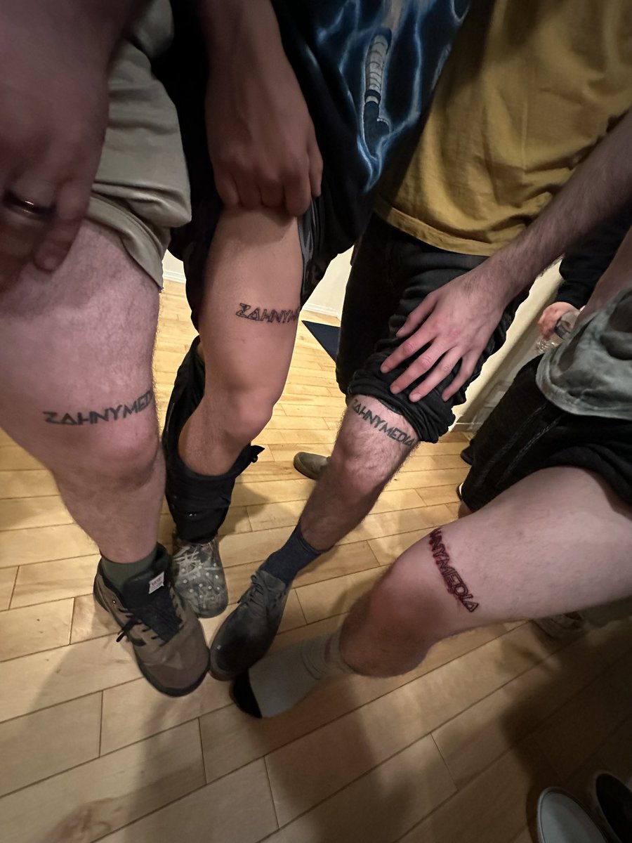 The gang is expanding. 

Shout out @currycornerr for bringing that tattoo skills.