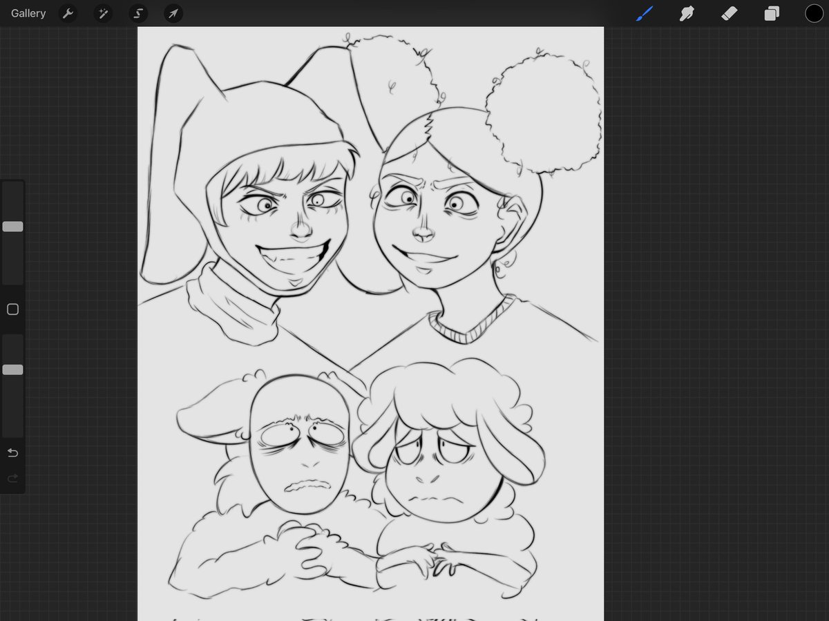iivmint's tweet photo. THEY ARE THE SAME!!!! #AmandatheAdventurer #Popeetheperformer WIP https://t.co/zxF8PCYQAL