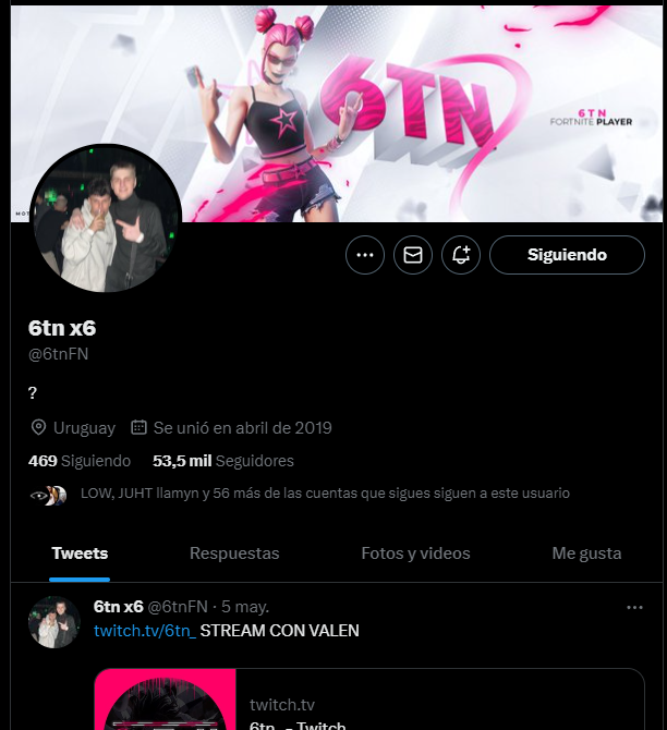 MotixD's tweet photo. Que genio @6tnFN usando el Header que le había regalado hace un tiempo 🥹🤩 https://t.co/Ldm2Y3Yvpe