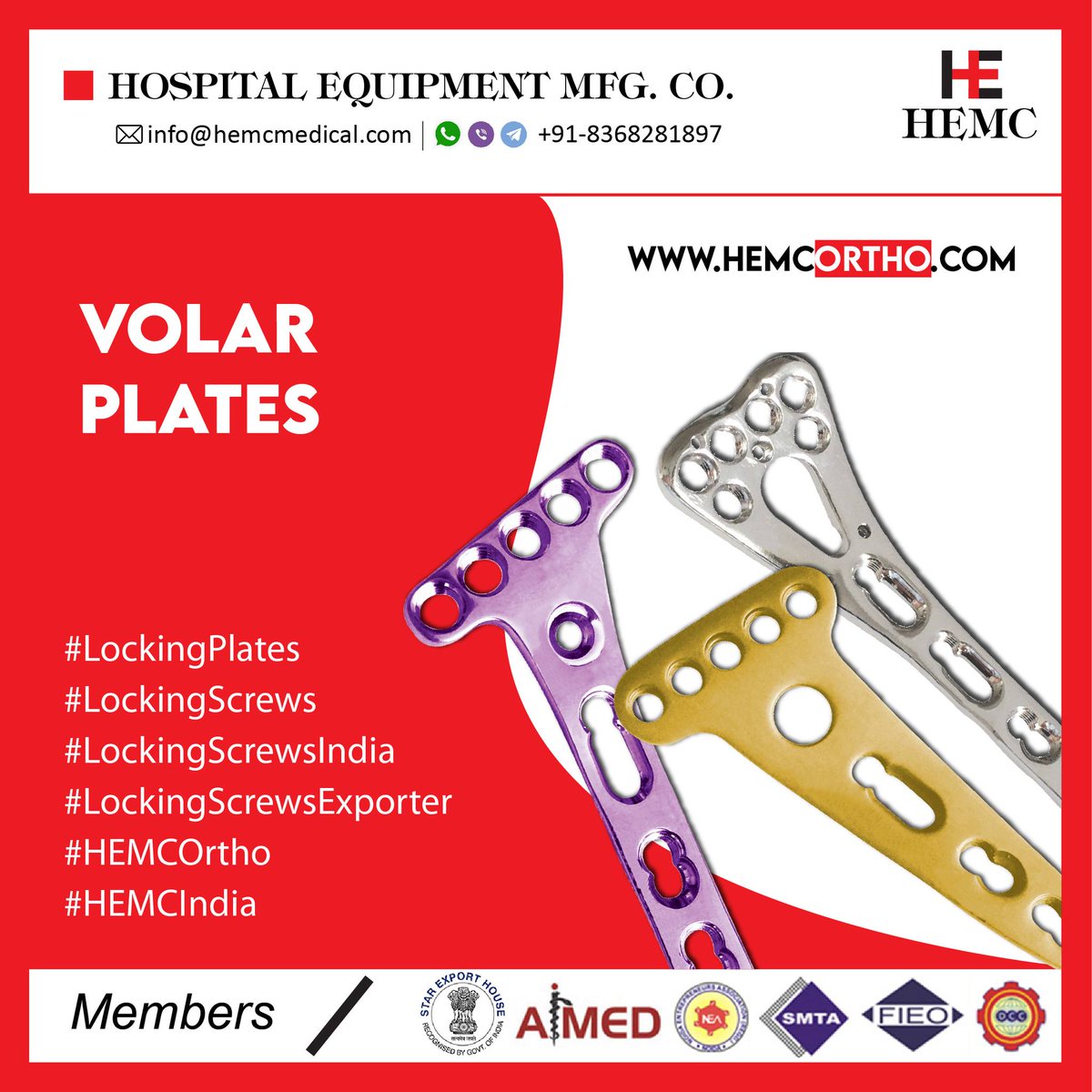 #volarplates #lockingplate #lockingscrew #orthopedicplates #ortho #orthopedics #orthopedicsurgery #orthopedicsurgeon #orthopedicequipment #orthopedicinstruments #orthopedicdevices #orthodontics #orthodontist #prosthesis #neurologist #manufacturer #exportquality #india #hemcortho