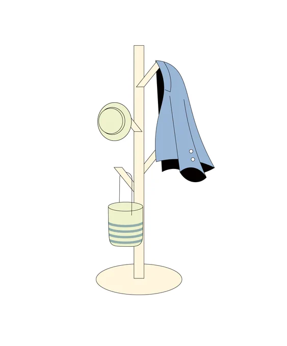 シンプルなイラスト。細い線に苦手意識があったのですがこれはこれでいいかなと思えてきました。