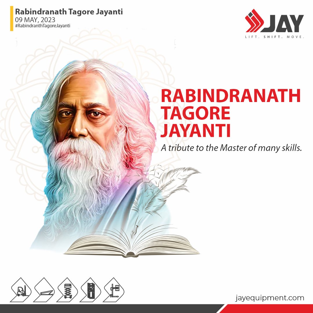 Honoring Rabindranath Tagore, whose works continue to inspire generations.
-
#RabindranathTagoreJayanti2023 #TagoreJayanti #Inspiration #Enlightenment #Legacy #CelebratingTagore #RememberingTagore #WarehouseStorageSolutions #JayEquipment #CompactDesign #JESPL #MaterialHandling
