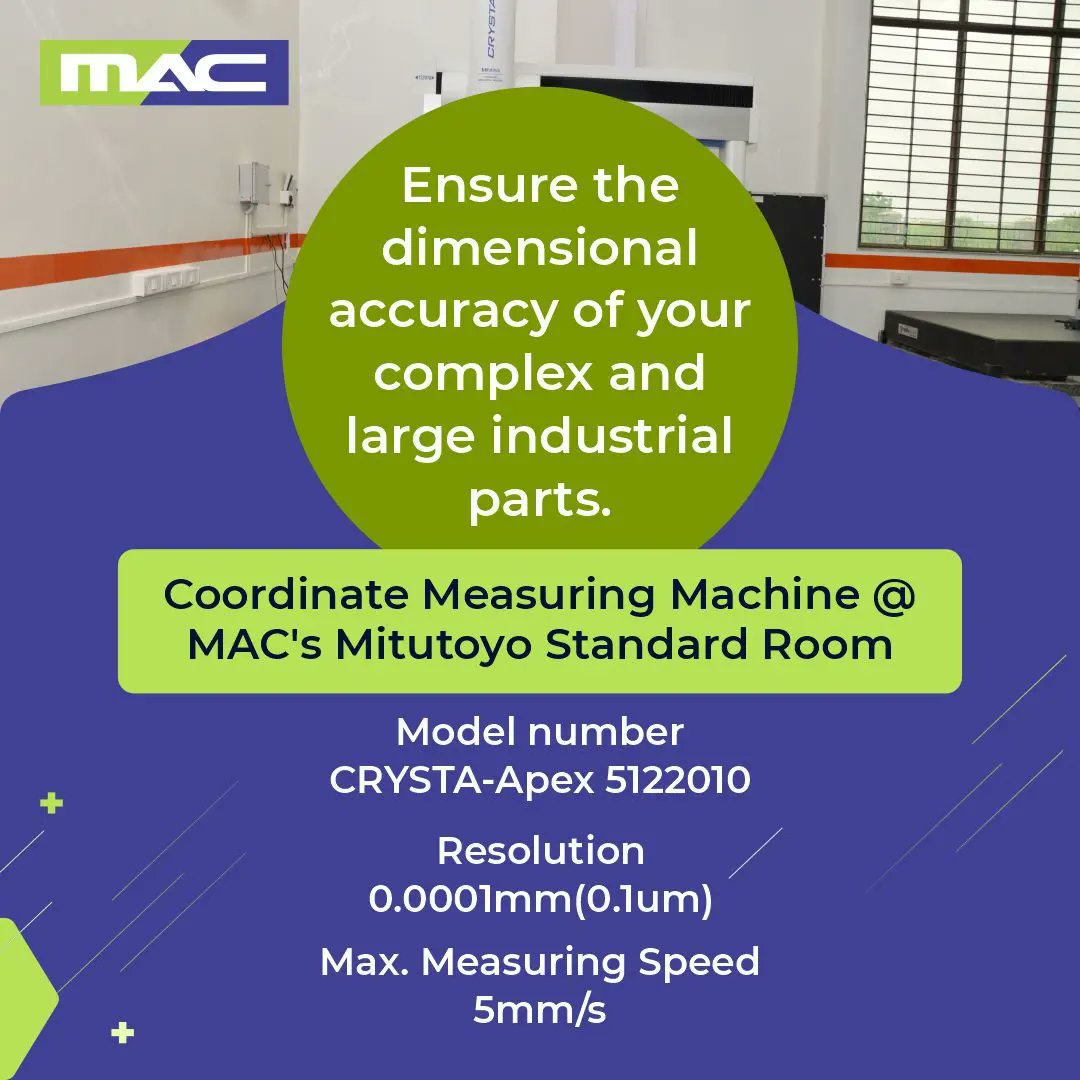 macaurangabad's tweet photo. Highly accurate 3D measurement and inspection of industrial tools with the CMM at #MAC.
Visit the Mitutoyo Standard Room at MAC.
#CMM #toolroom #operation #industrial #inspection #qualitychecker #machines
#autocluster #automotive #manufacturing #MarathwadaAutoCluster https://t.co/a48DTBB7lo
