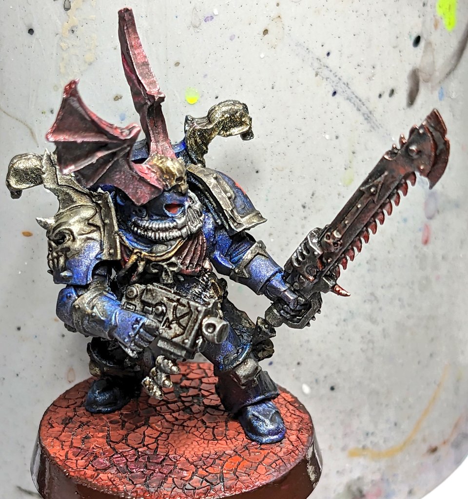 OP4Japan's tweet photo. I'm Night Lord. #WarhammerCommunity #Warhammer40k #PaintingWarhammer #PaintHammer https://t.co/iteIU86YKv