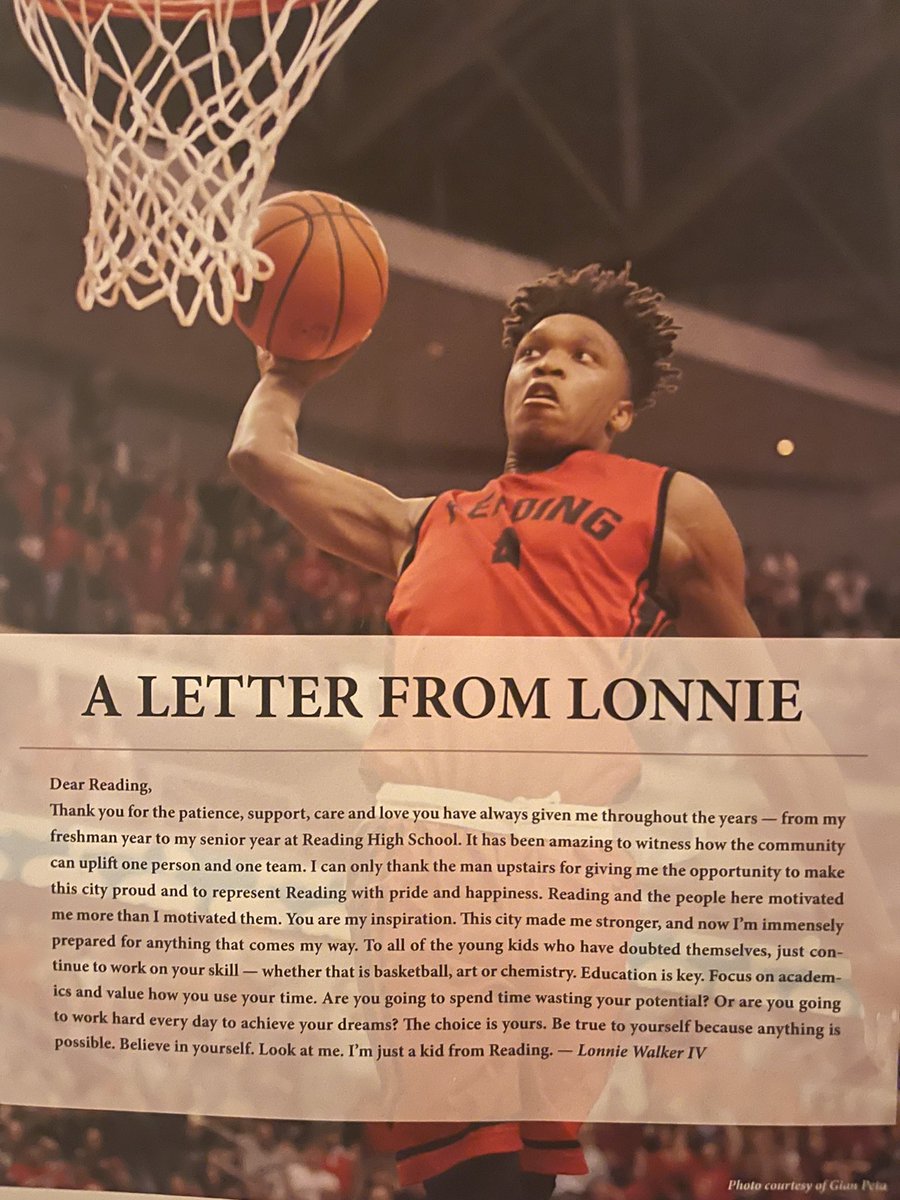 In a game with Lebron, Steph + AD … the guy they are talking about right now is just a kid from Reading 🔥❤️🖤 

Congratulations, #LonnieWalker! “R”
entire city is proud of you!