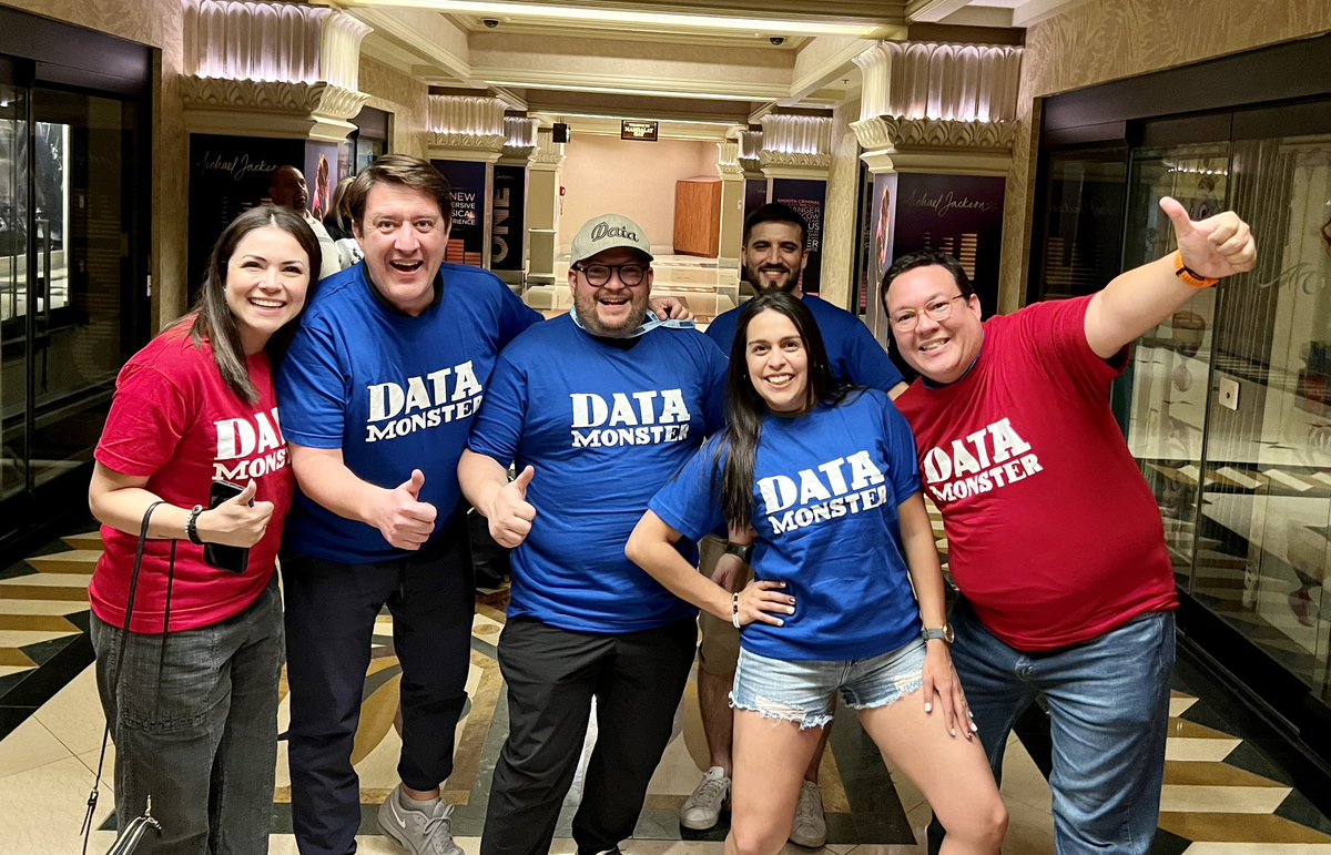 The DataMonsters have arrived to #Data23 … Latino power at #TableauConference 🎉 !!!