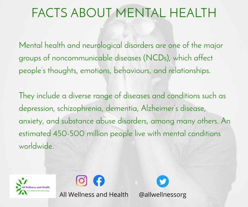 What do we know about mental health?
#MentalHealthMonday #Maymentalhealth #mentalhealthawareness