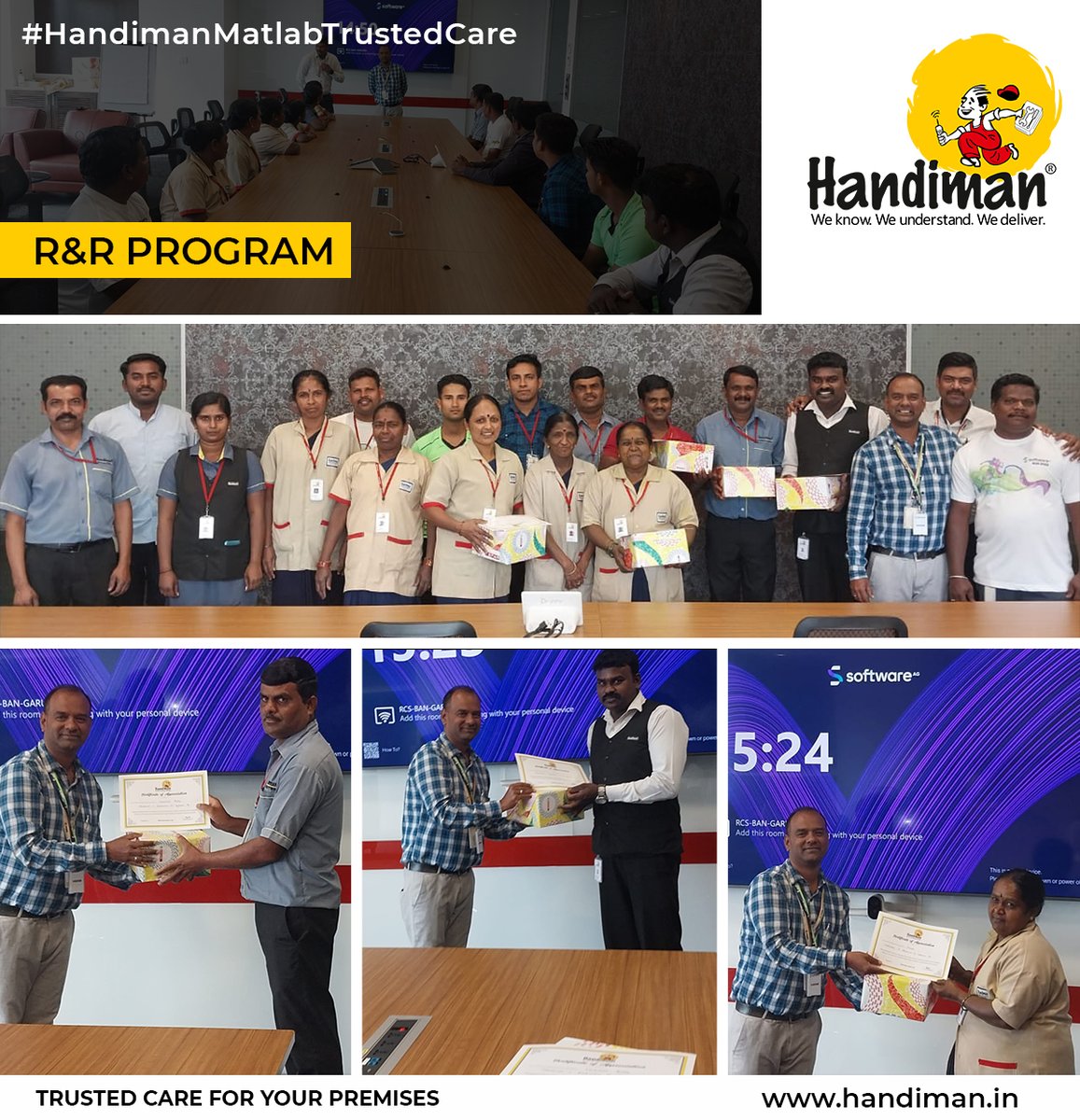 handiman_in's tweet image. Handiman Services appreciates you for more than just your work.
We value the #sincerity and hard #workof our workforce.
#Rewards  #workforce #housekeeping  #Security #residential #Corporate #manufacturing  #Retail  #Admin  #Administration  #business  #b2b