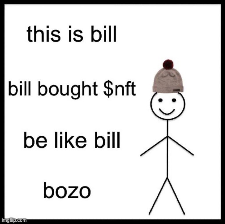 NFT_COIN_ETH's tweet image. be like bill