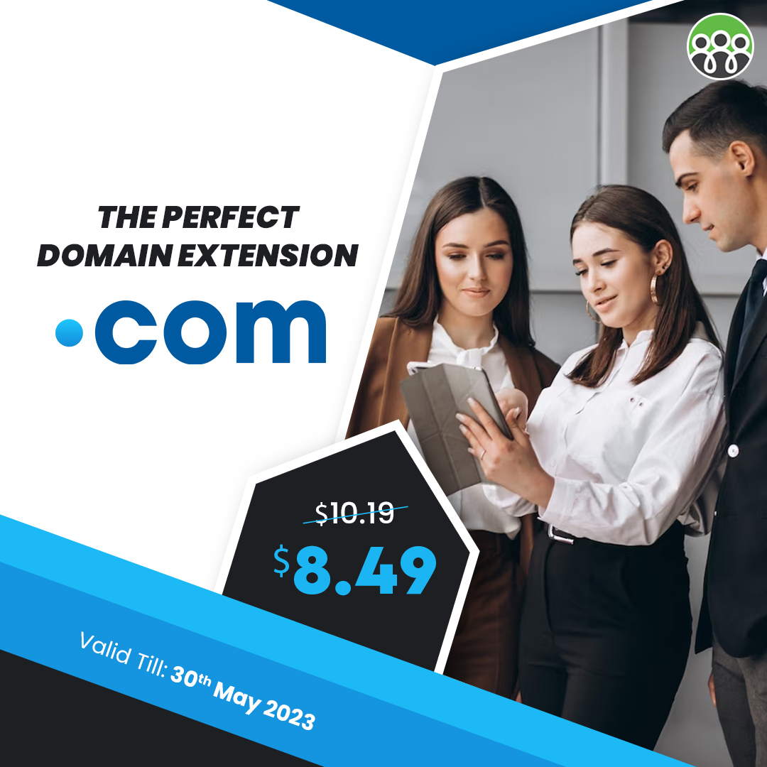 ConnectReseller's tweet image. Reserve the perfect domain extension no matter what your client's business is! Get the universal .COM domain at $8.49 until 31 May 2023, hurry up the offer ends in 10 days.

#dotcom #comdomain #domain #business #change #digital #online #startup #ConnectReseller
