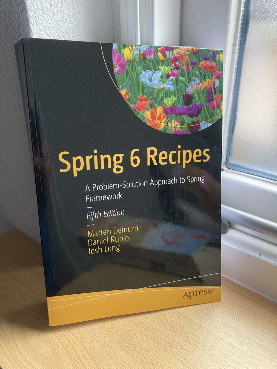 After some delays (personal circumstances) it is finally here. 

Spring 6 Recipes available in an online bookstore near you.

/cc <a href="/starbuxman/">Josh Long</a> <a href="/ConspectLive/">Conspect - Plezier, Passie & Partnership</a> <a href="/Apress/">Apress</a>
