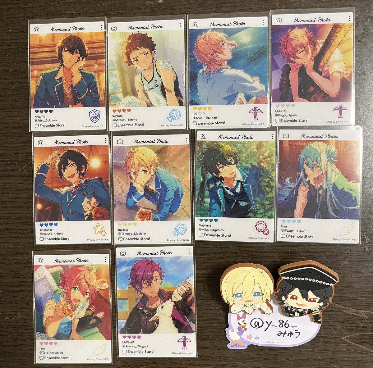 y_86_'s tweet photo. 【交換】あんスタ EMOCA2 エモカ

《譲》凛月 光 薫 晃牙 北斗 友也 みか 渉 桃李 アドニス

《求》
零 英智 敬人
※一部零との交換優先。

郵送のみ
よろしくお願い致します。 https://t.co/eBJTxaUZyw
