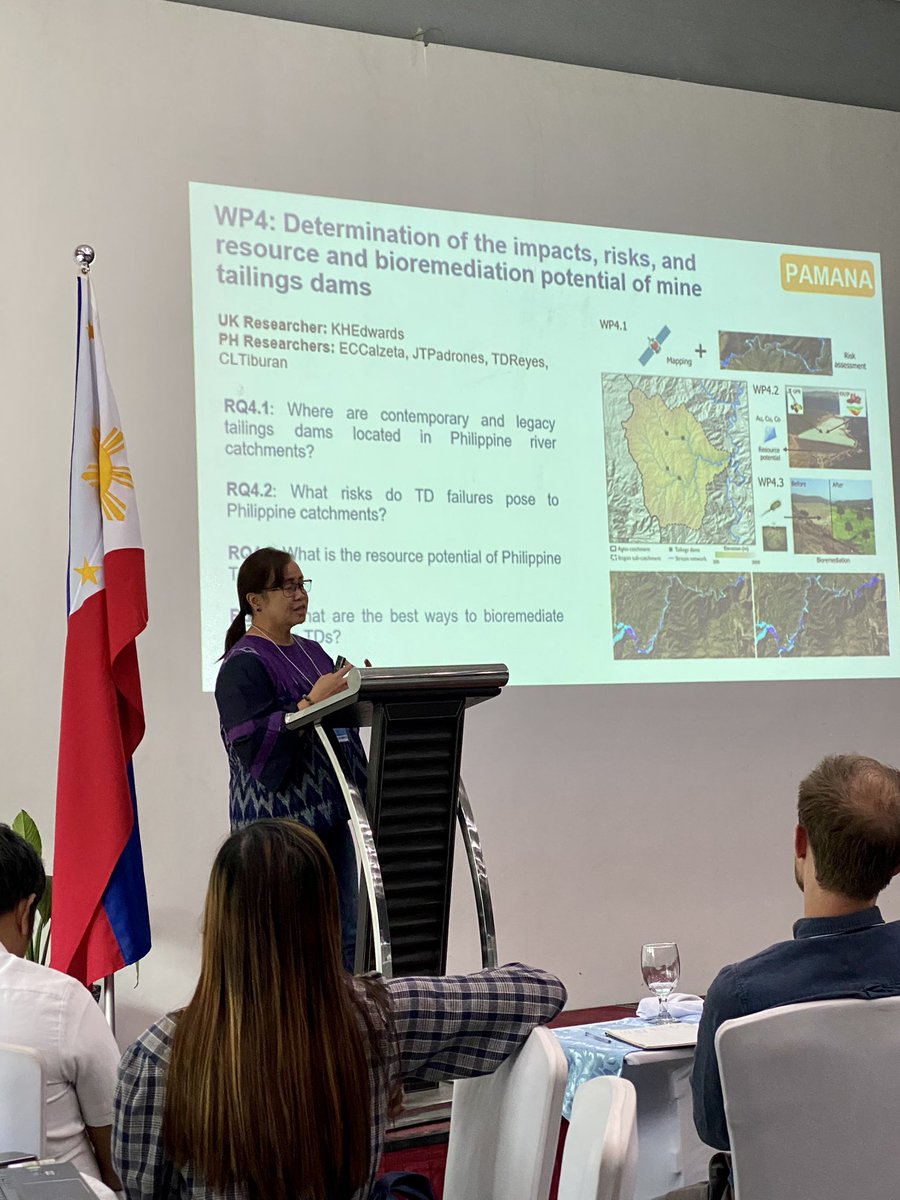 Day 1 of the Sustainable Mineral Resources in the Philippines (SMRP) Programme Mid-project Meeting 🇬🇧🇵🇭⚛️

In the photos: DOST-PCIEERD Executive Director Eric Paringit and Principal Investigators Prof. Gawen Jenkin, Prof. Richard Williams, and Prof. Dei Faustino-Eslava