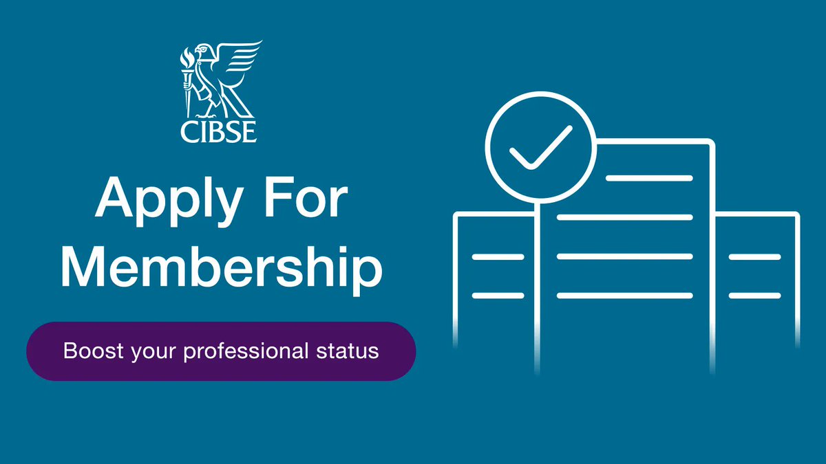 If you want to work towards your professional registration with the Engineering Council, then our Associate (ACIBSE) and Member (MCIBSE) grades are for you. Get started on your application and submit it before our next UK deadline on Tuesday 1 August 2023 buff.ly/44rM73a