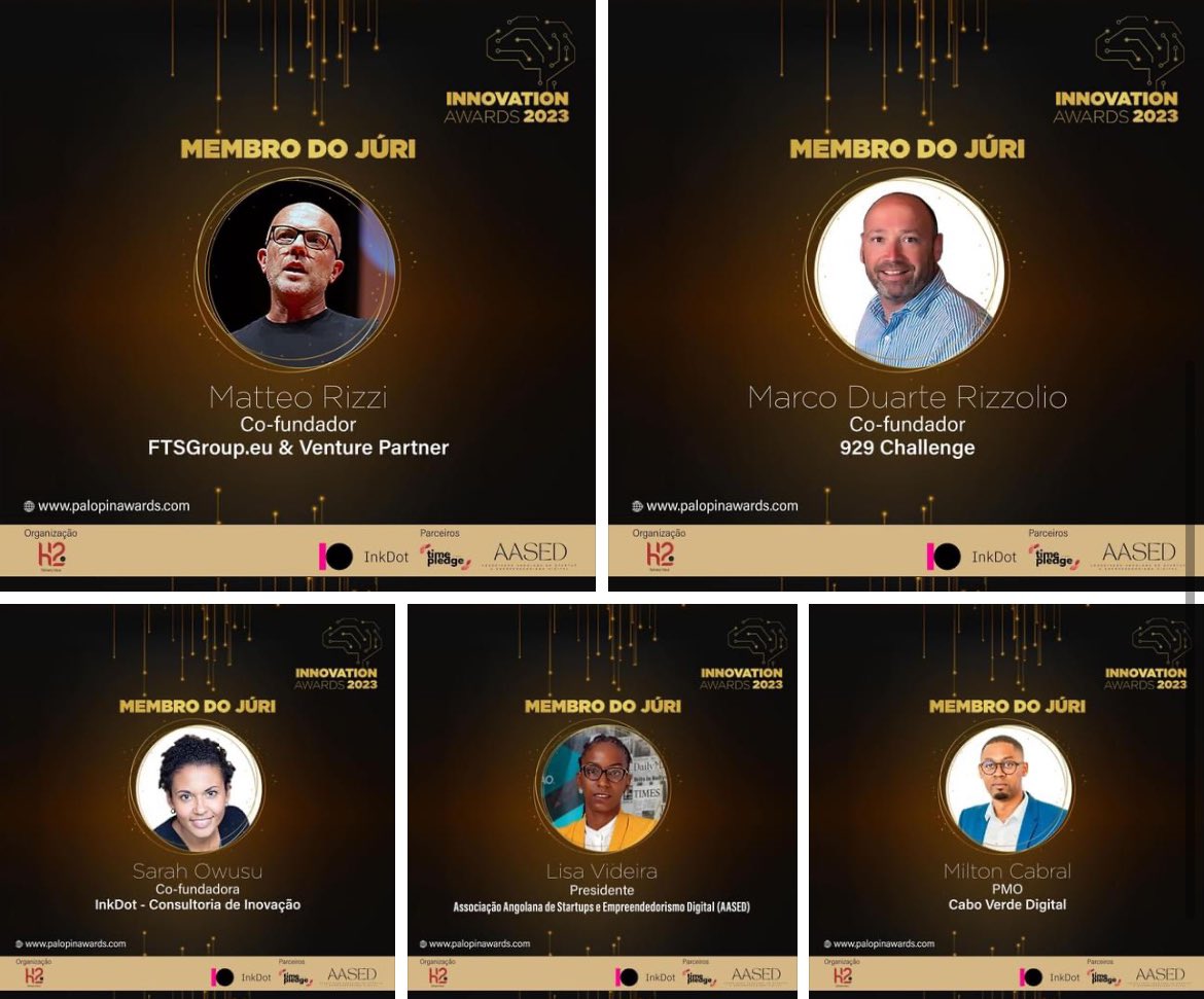 Honored to be part of the PALOP innovation awards judge panel 
#startups #psc #palop
