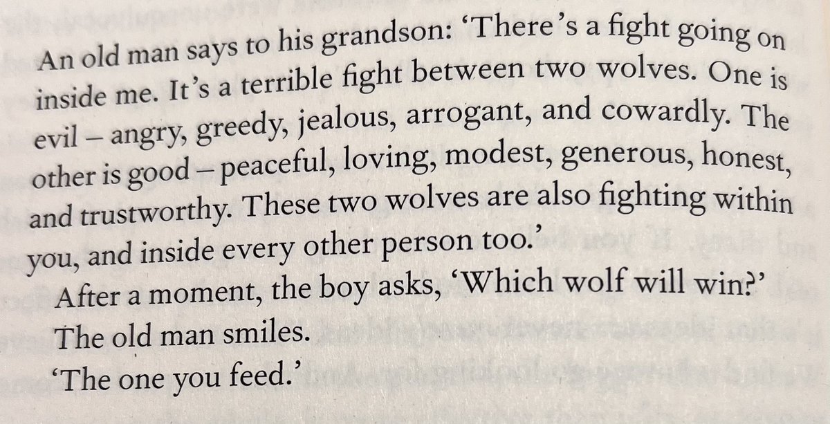 This sounds simple but this can change the world . 
(From a book “ Human Kind - by Rutherford Brehman)
