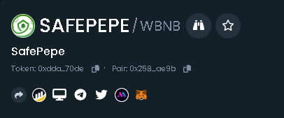 SafePepeBNB's tweet photo. We are now updated and verified on Dextools 🛸

https://t.co/cooHcR9JYu https://t.co/KPyQklRysR