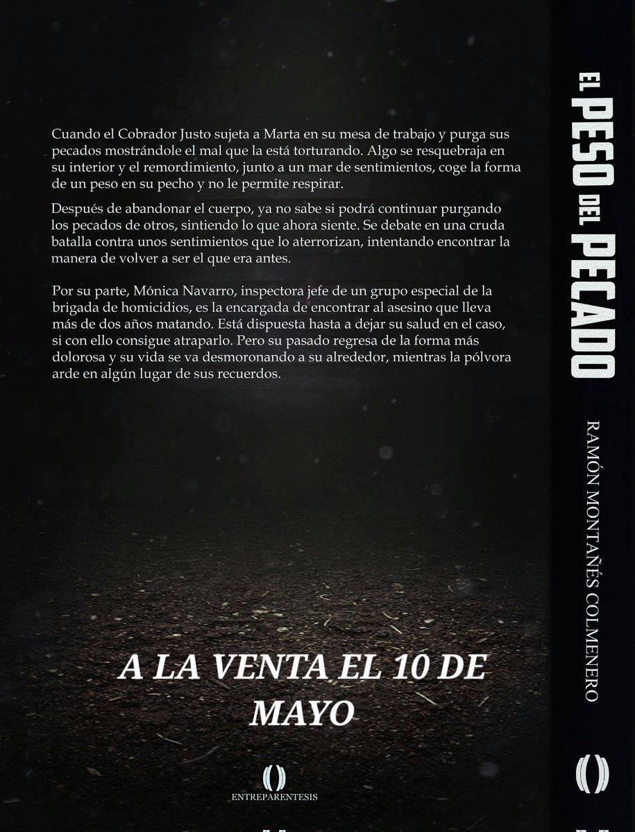 RmcEnparentesis's tweet image. Sólo falta un día 👇🙃👇
#sinopsis #libros #novelanegra #thrillerbooks