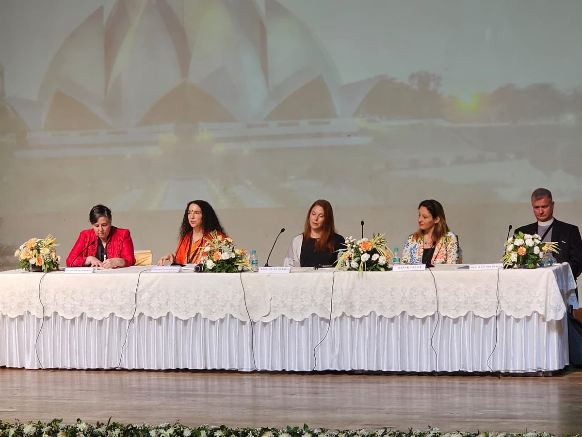 Day2 of <a href="/IF20org/">IF20</a> in New Delhi 

FOCUSING ON THE 4 C'S: COVID, CLIMATE, CONFLICTS, CHILDREN -

Moderator:
Dr. Katherine Marshall (<a href="/patlakath/">Katherine Marshall</a>) 

Speakers:
Sadhvi Bhagawati Saraswati (<a href="/SadhviBhagawati/">Sadhvi Bhagawati Saraswati</a>) 
Rabbi Diana Gerson (<a href="/RabbiDiana/">RabbiDiana</a> 
Safak Pavey ( <a href="/safakpavey/">Şafak Pavey</a>) 
Rev. Fletcher