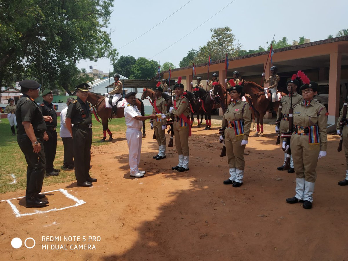NCCDteOdisha's tweet photo. #NationalCadetCorps
Cmde J Suresh, Dy DG NCC Directorate Odisha Visited R&amp;V Squadron and Girls Bn in Bhubaneswar  on 08 May 23. 
@GovernorOdisha 
@Naveen_Odisha
@HQ_DG_NCC
@DHE_Odisha https://t.co/OjC8dlPEqE