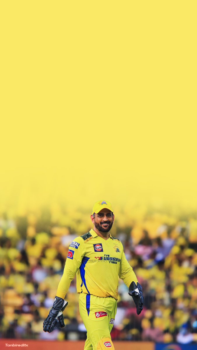 tanbir_editx's tweet photo. All about yellove 💛

#MSDhoni | @msdhoni | @ChennaiIPL https://t.co/TZJs0AHvA6
