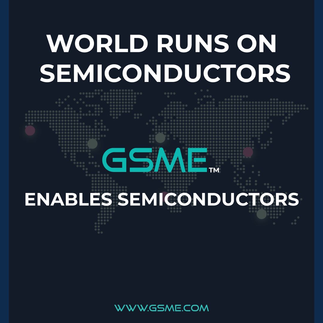 GsmeGlobal's tweet photo. GSME ENABLES SEMICONDUCTORS
#GSME #enable #semiconductors #semiconductorindustry #semiconductormanufacturing #IC #chips #design https://t.co/AcQavIsiuS