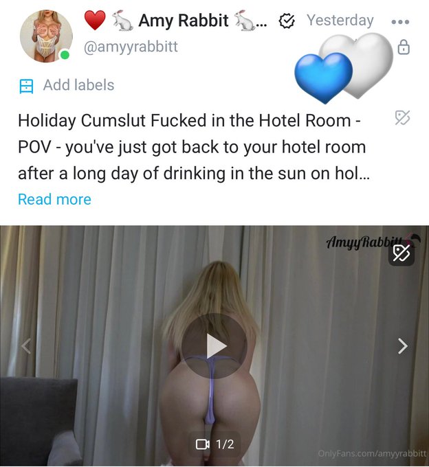 my free OF link now has SEXTAPES that were only available on my VIP. Come watch this rabbitt get fucked<a href="/tag/birthdaygirl"class="tags"><span>#birthdaygirl</span></a><a href="/tag/21st"class="tags"><span>#21st</span></a>