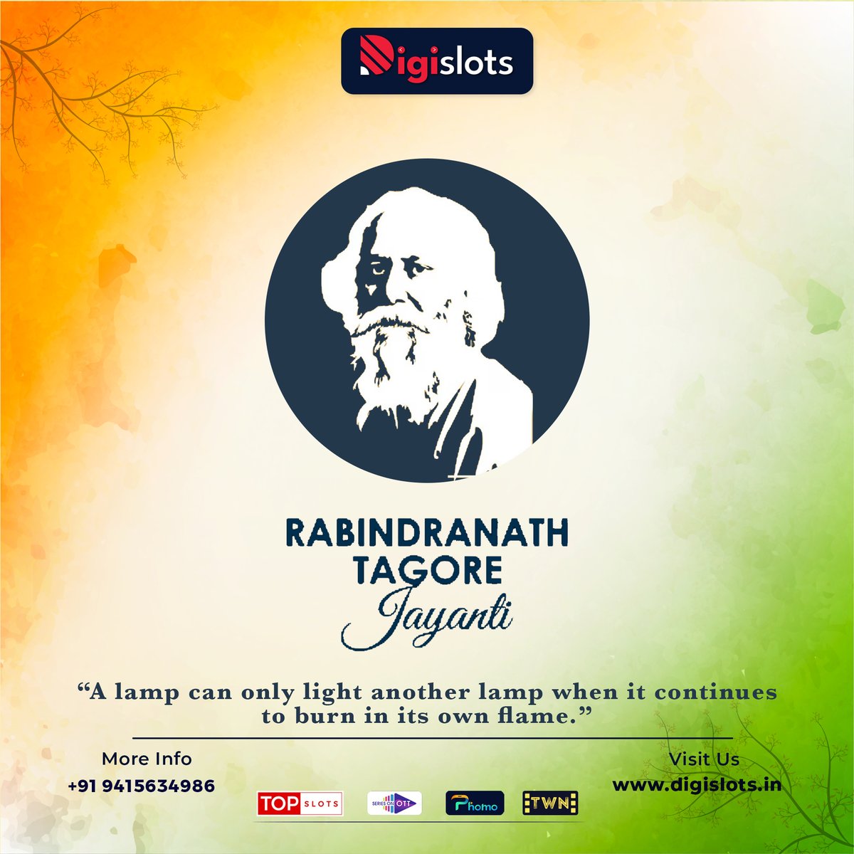 seriesonott's tweet photo. Celebrating the eternal poet and philosopher! Happy Ravindra Nath Tagore Jayanti! Let's embrace the wisdom and inspiration he left behind. #TagoreJayanti #RabindranathTagore #Poet #Philosopher #RabindranathTagore #rabindranath #seriesonott #topwatchnow #digislots https://t.co/sKvMZdfWbA