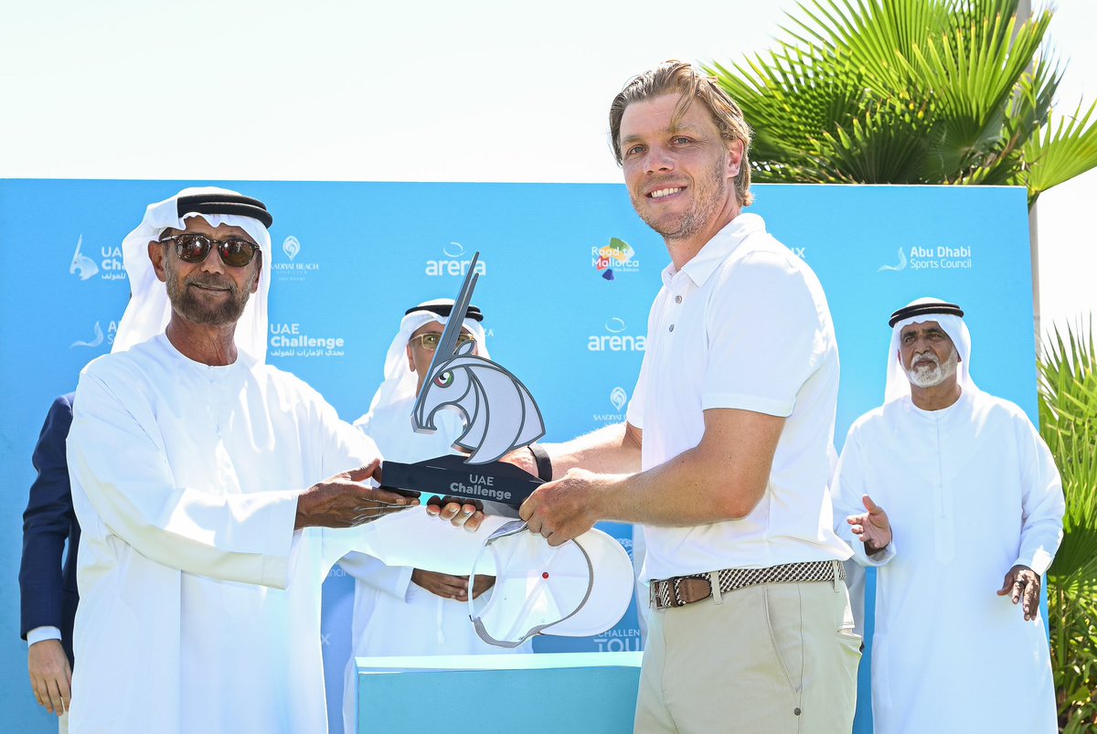 Maximilian Rottluff wins the UAE Challenge at @SaadiyatBeachGC @Challenge_Tour - On behalf the EGF and UAE leadership we would like to thank our partners for the support over the past two weekends. #uaegolf was on full display. @AbuDhabiSC @AldarTweets